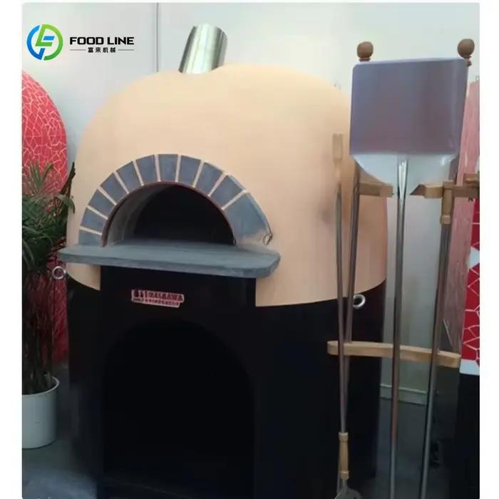 Four à pizza au gaz professionnel personnalisé avec brûleur, équipement de cuisson pour cuisine indu