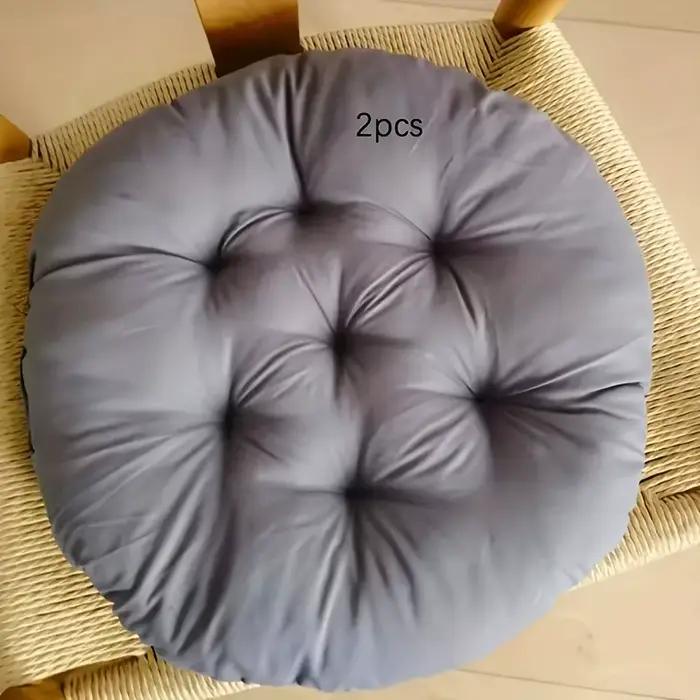 Coussins de chaise ronds épais 2 pièces, coussin de siège pour bureau, jardin, salon, Tatami, lavabl