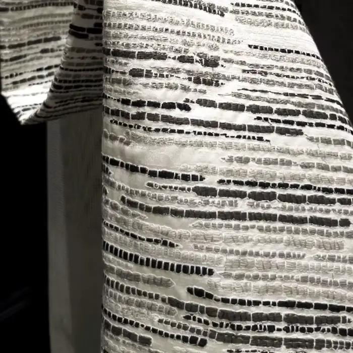 Nouveaux rideaux occultants élégants, broderies de luxe françaises, rideaux haut de gamme pour villa