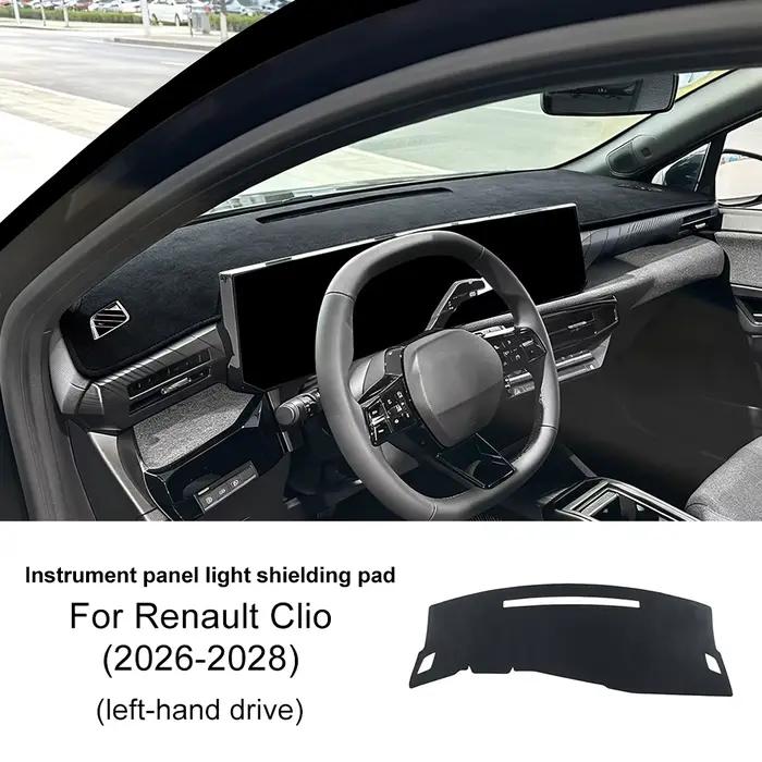 Housse de tableau de bord de voiture pour Renault Clio VI R03 CMF-B 2026 2027 2028, pare-soleil anti