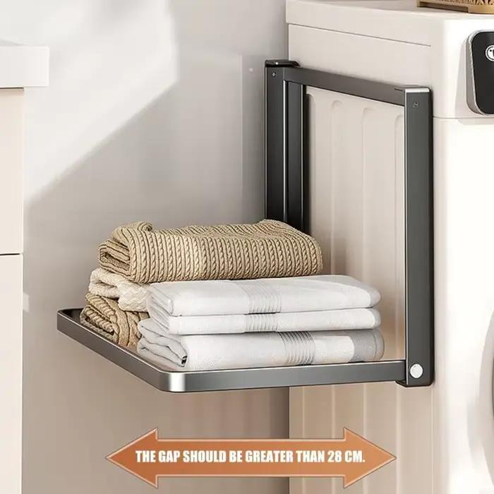 Porte-linge pour salle bain, porte-serviettes en fer solide avec couche arrangement Simple nécessair