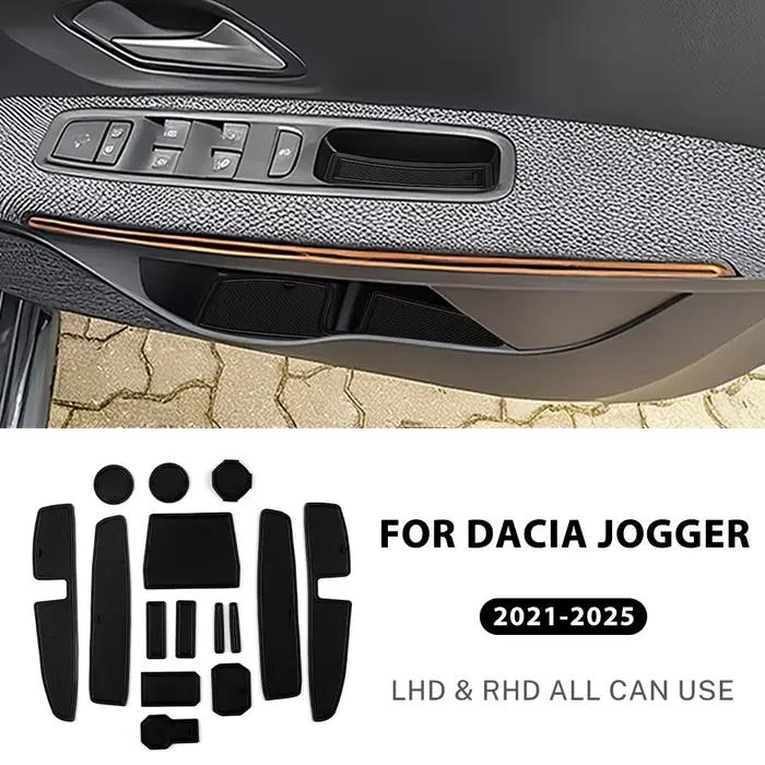 Tapis de rainure de porte de voiture pour Dacia Jogger hybride 2021 2022 2023 2024 2025, tapis de fe