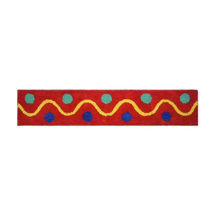 Tapis tufté puzzle avec motif de dessin animé - Tapis doux antidérapant lavable pour salon, chambre 