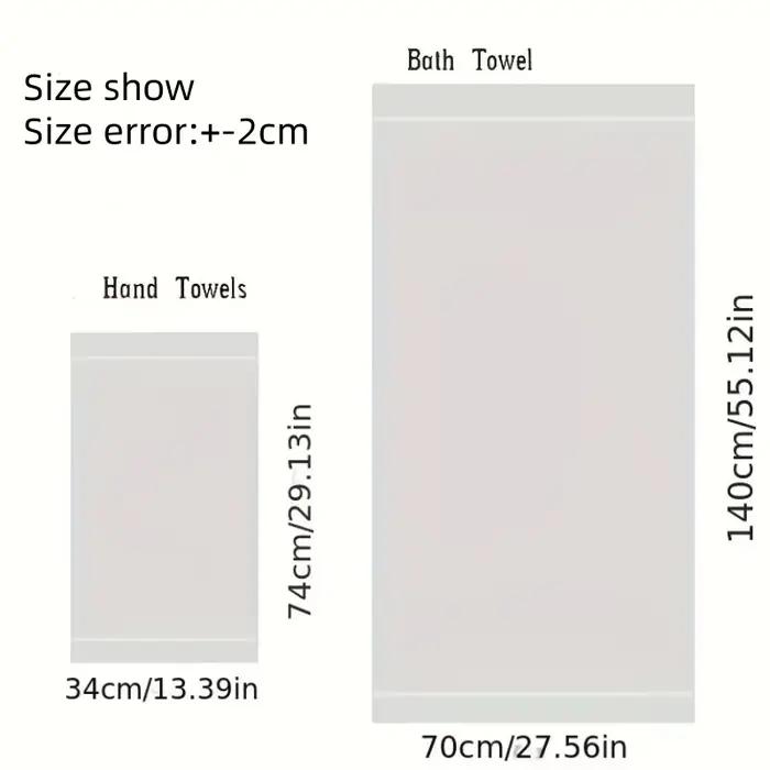 2 pièces ensemble noir salle de bain serviette ensembles 100% coton brodé salle de bain serviette ca