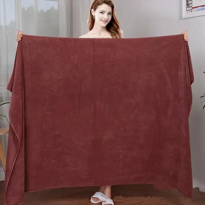 Serviette de bain en microfibre Extra large 120x200cm, super absorbante, douce et à séchage rapide, 
