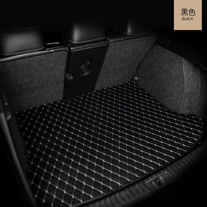 Tapis de sol de voiture en cuir artificiel personnalisé, accessoire d'intérieur pour Renault Clio 4 
