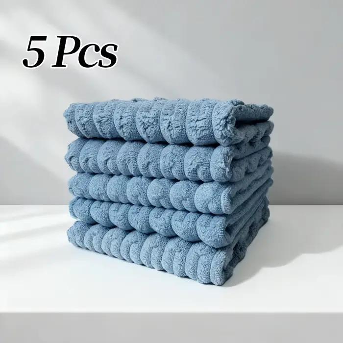 Serviettes pour le visage douces et absorbantes – Serviettes carrées légères à séchage rapide avec r