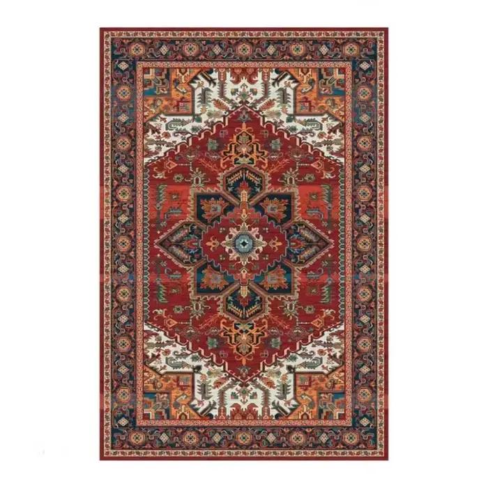 Tapis persan ethnique marocain nordique, antidérapant, pour salon, chambre à coucher, canapé, balcon