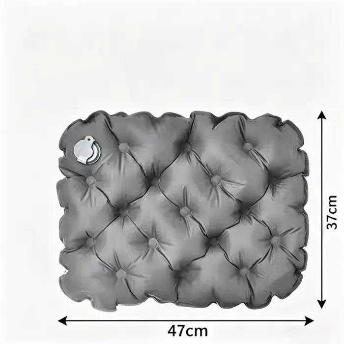 Coussin de siège gonflable portable, léger, pour voyage, résistant à l'humidité et à l'eau, tapis de