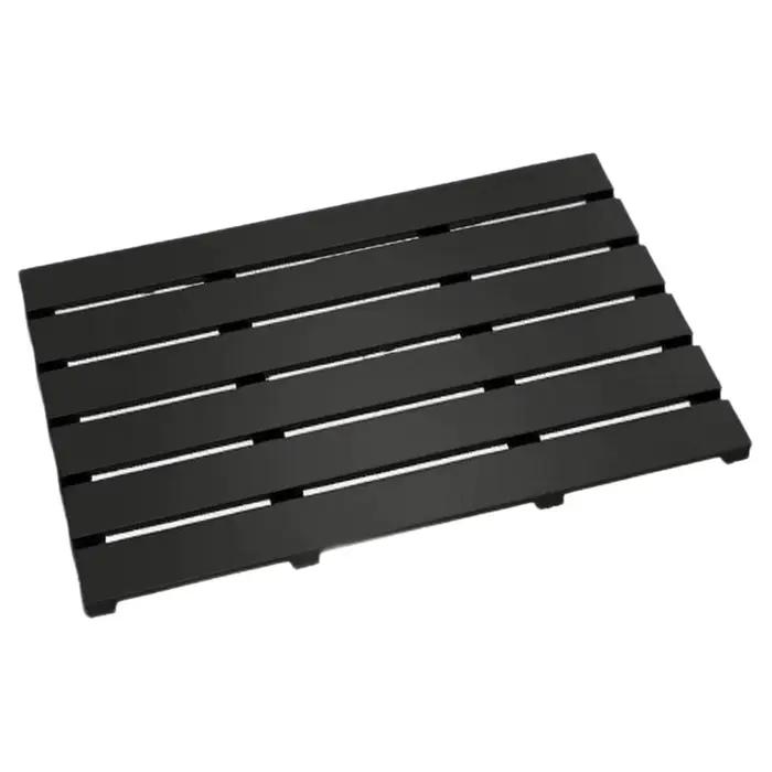 Tapis de bain en bois de bambou, antidérapant, imperméable, séchage rapide, pour salle de bain, toil