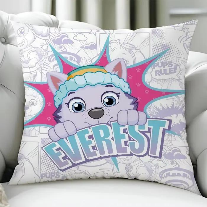 Housse de coussin à double face imprimée avec fermeture éclair, motif dessin animé P-PAW P-Patrol, c