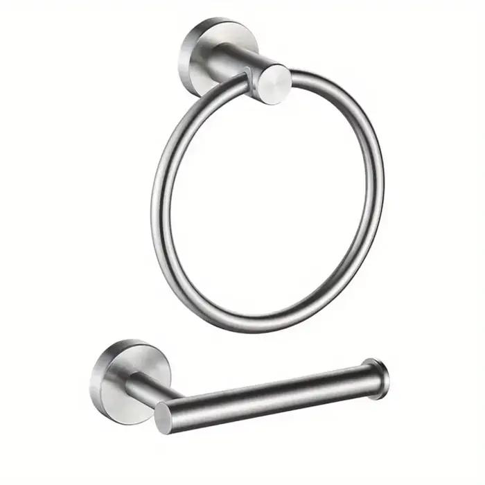 Ensemble de matériel de salle de bain 2 pièces, ensemble d'accessoires de salle de bain en acier ino