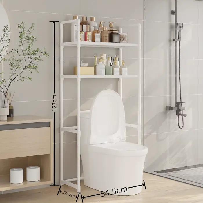 Support de rangement pour salle de bain, support pour machine à laver en plastique, salle de bain su