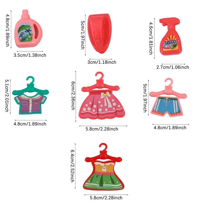 Ensemble de robe de réfrigérateur pour machine à laver, mini meubles, distributeur d'eau, accessoires de maison de courses, jouets pour filles, beurre de 30cm, BJD 1/6, 1:12
