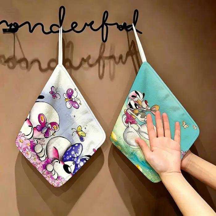 D-diddl Serviette en coton polyester pour essuyer les mains
