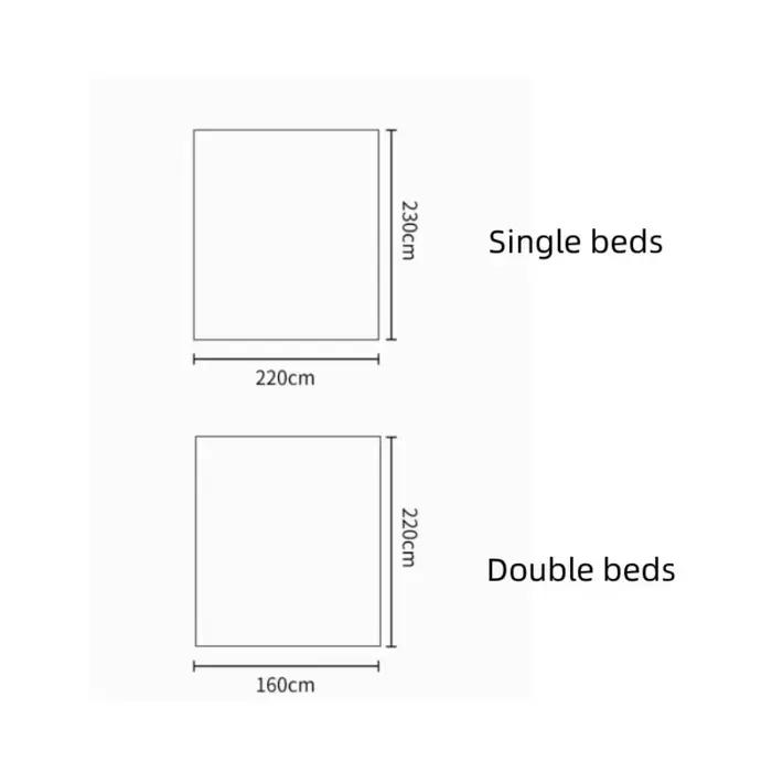 Drap-housse jetable non tissé avec élastiques pour lit simple, drap de lit jetable pour lit double, housses de matelas antidérapantes pour hôtel