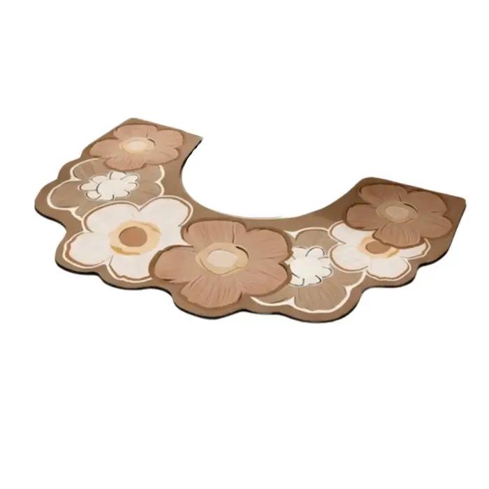 Tapis de toilette antidérapant