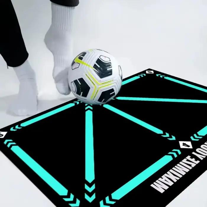Tapis d'entraînement de Football 90cm, Durable, antidérapant, pliable, pour enfants et adultes, équipement d'entraînement de Football en salle et en plein air