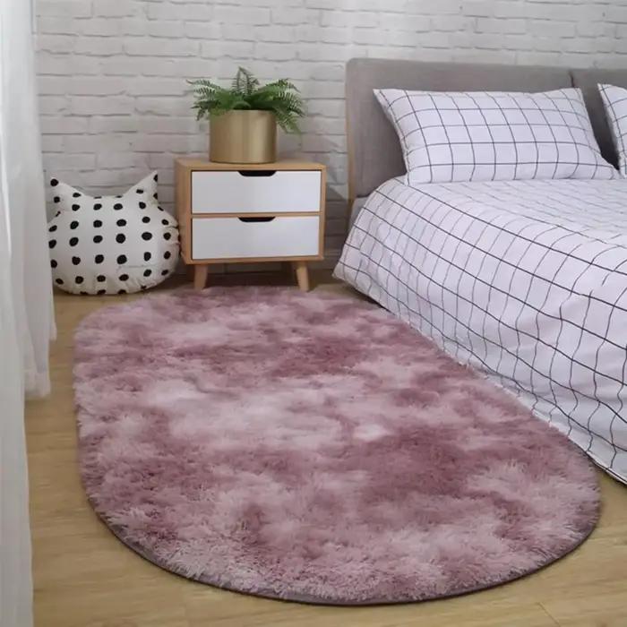 Tapis ovale moelleux pour Salon