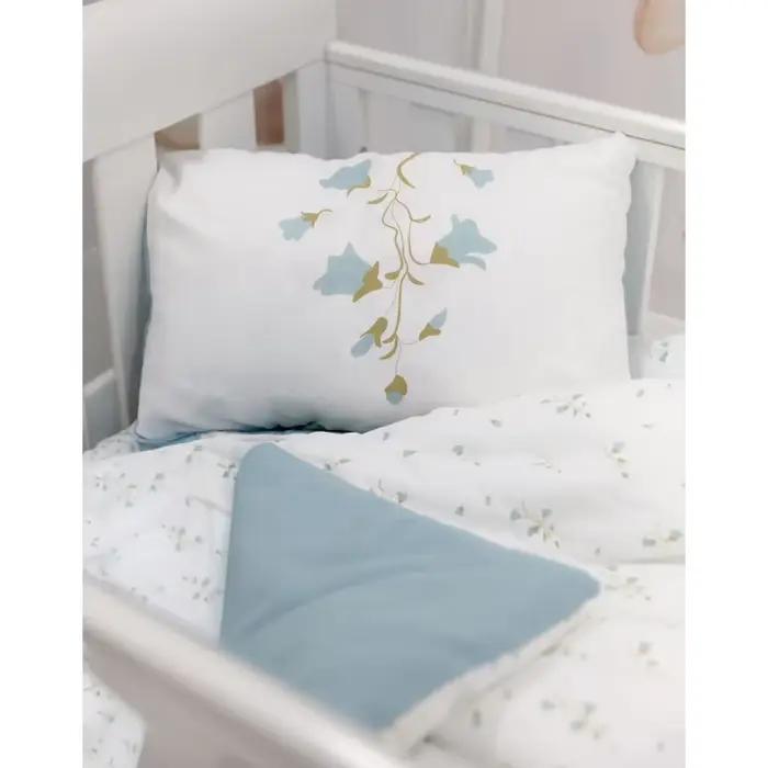 Parure de lit Ali layette SS26 Home flowers avec housse de couette imprimée