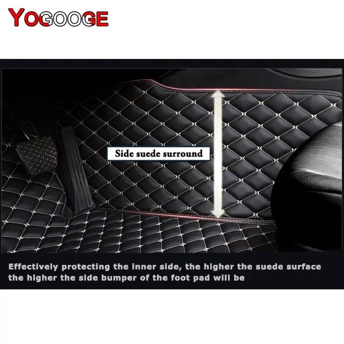 YOGOOGE tapis de sol de voiture personnalisés pour Peugeot 308 tapis Auto pied Coche accessoire