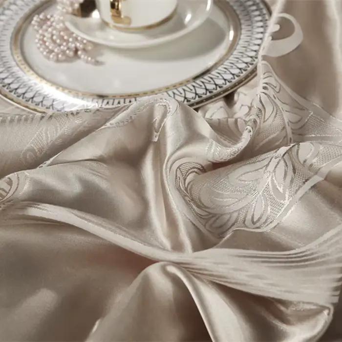 Parure de lit en coton jacquard