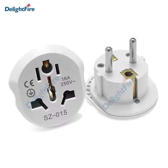 Adaptateur de prise ue AU UK US vers EU, convertisseur d'adaptateur de prise européenne, adaptateur de voyage australien USA CN vers prise électrique ue