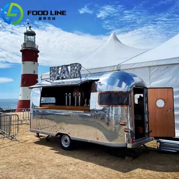 Camion de nourriture mobile pour crème glacée avec équipement de cuisine complet à bon prix