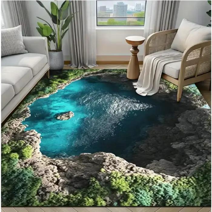 Tapis de sol avec Illususion visuelle 3D