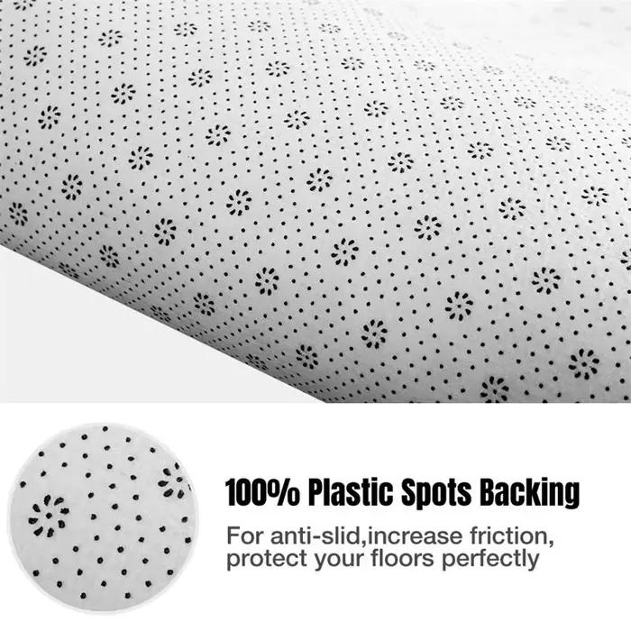 Tapis gris pour salon, en peluche