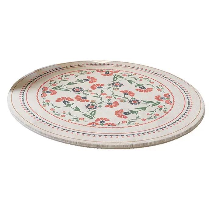 Tapis rond Lea pour chambre à coucher, salon