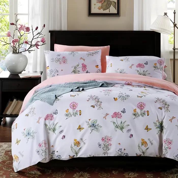 Parure de lit avec housse de couette et taies d'oreiller