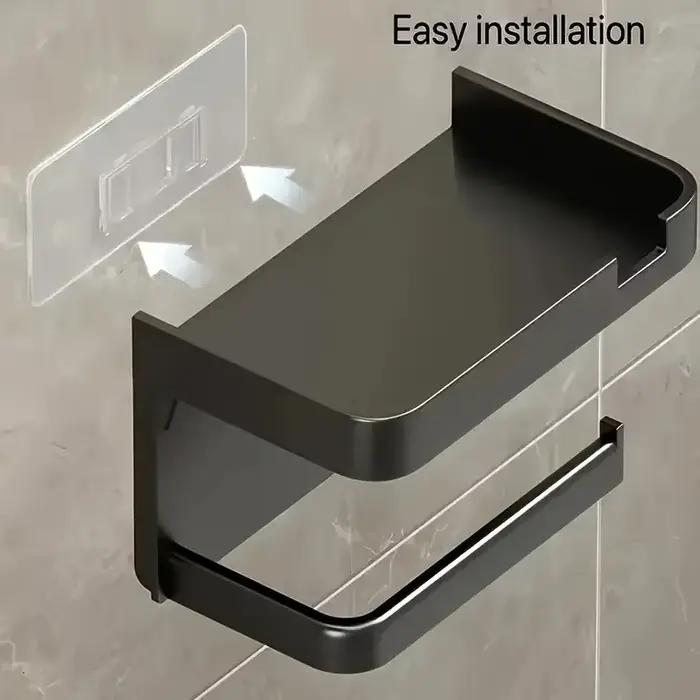 Porte-papier hygiénique facile à installer