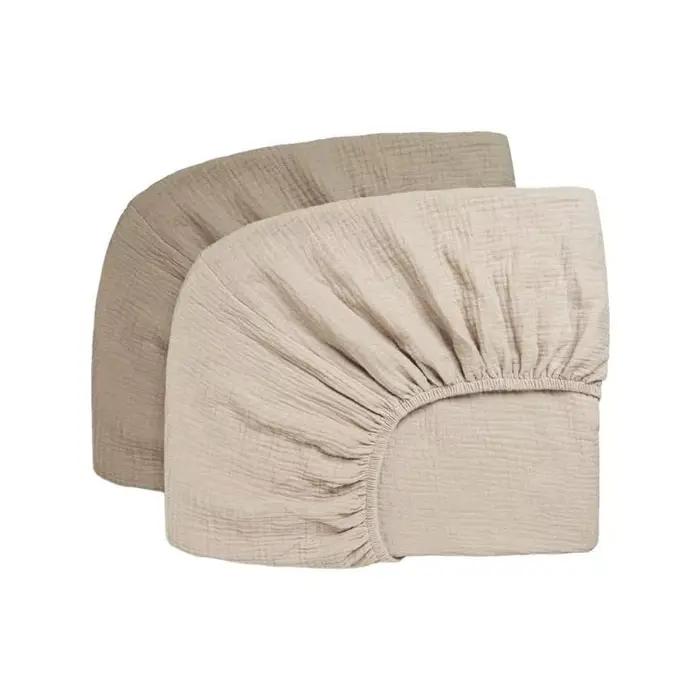 U13F 2PCS / Set Baby Fitted Sheet Garçons Filles berce