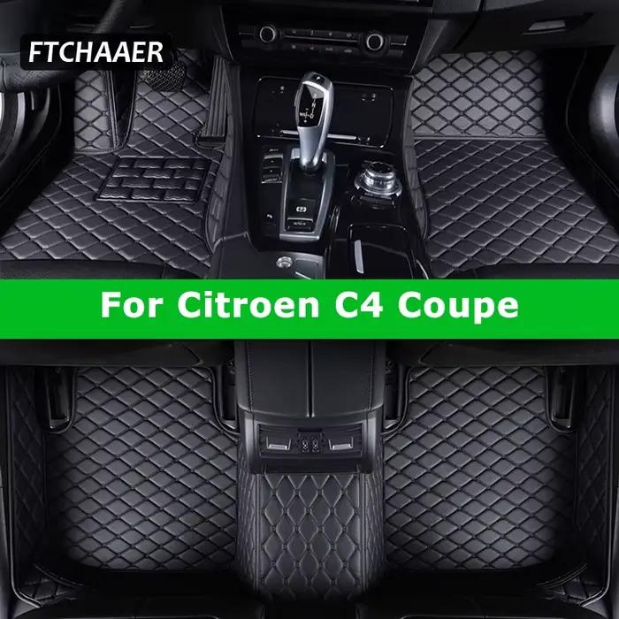 FTCHuto ER-Tapis de sol de voiture personnalisés, tapis automatiques, tapis de pied, accessoires de voiture, cristaux, C4, coupé, 2004-2011