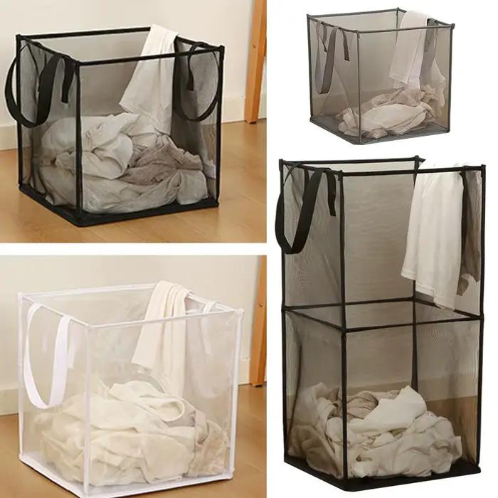 Panier à linge carré pliable