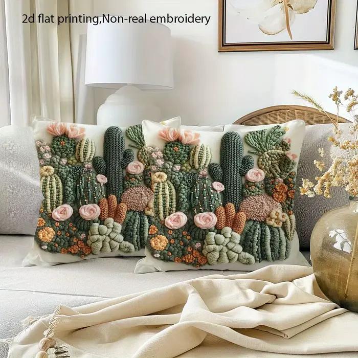 Housse de coussin Cactus Succulent