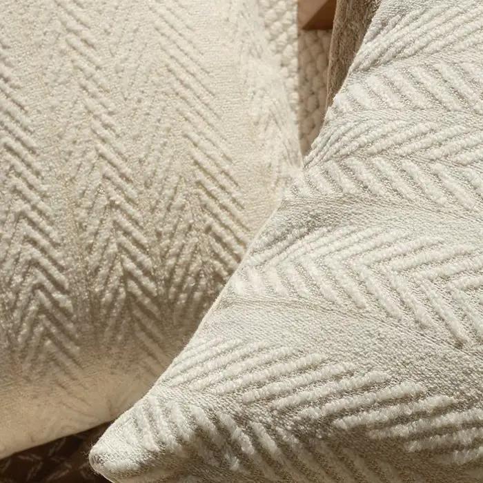 Housse de coussin tissée de luxe