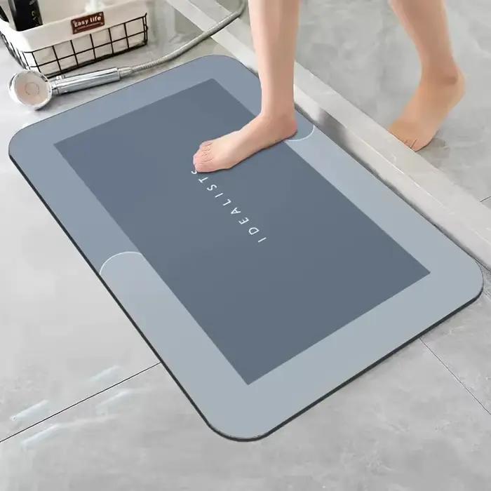 Tapis de bain terre de diatomées