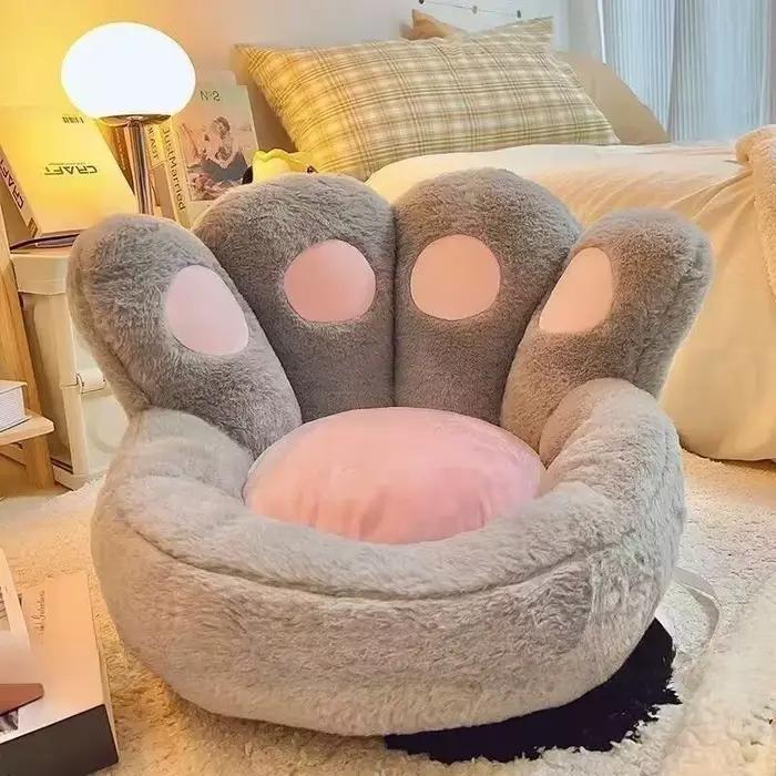 Coussin de sol Patte de Chat – Canapé paresseux en peluche pour Tatami