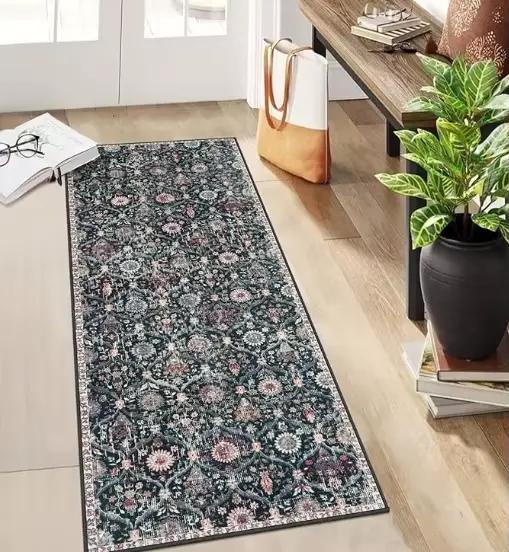 Bohême treillis couloir tapis coureur cuisine pour couloirs Vintage