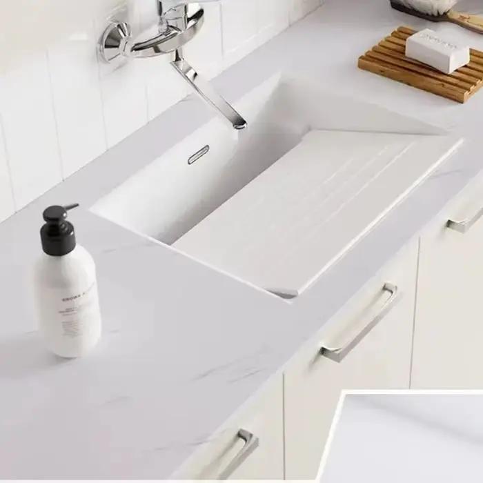 Papier peint de cuisine mat, Film vinyle auto-adhésif épais en marbre, autocollants muraux imperméables pour salle de bains, rouleaux de décoration d'intérieur en PVC