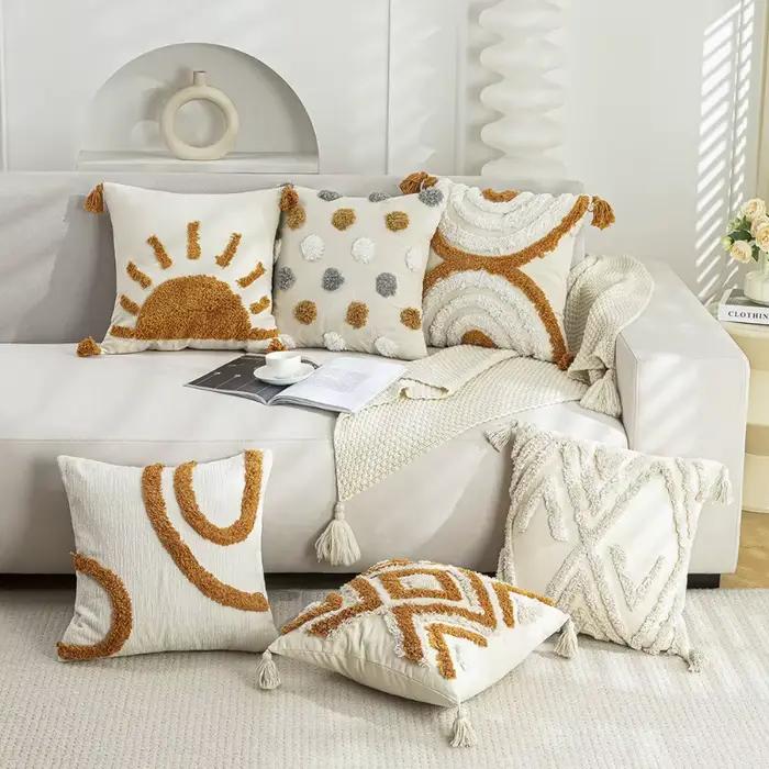 Housse de coussin bohème