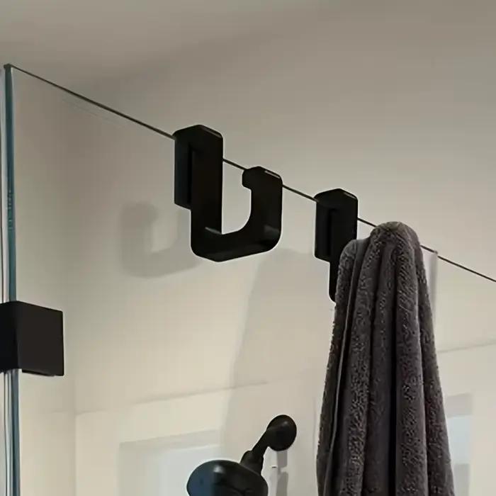 Crochets de salle de bain sans perçage