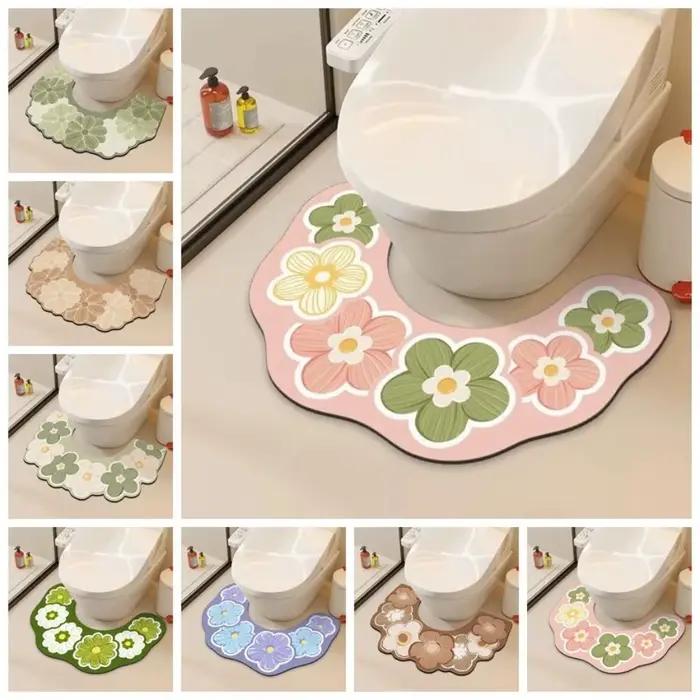 Tapis de toilette antidérapant
