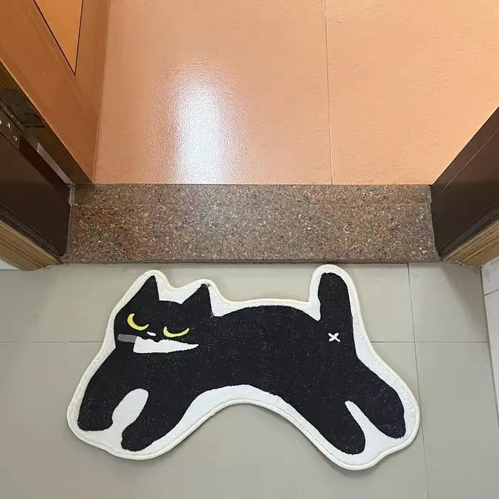 Tapis VIKAMA Sassy Black Cat antidérapant
