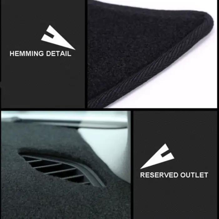 Accessoires de voiture pour Ford EcoSport 2018 2019 2020 2021 2022, tapis de tableau de bord anti-UV, pare-soleil, coussin de protection