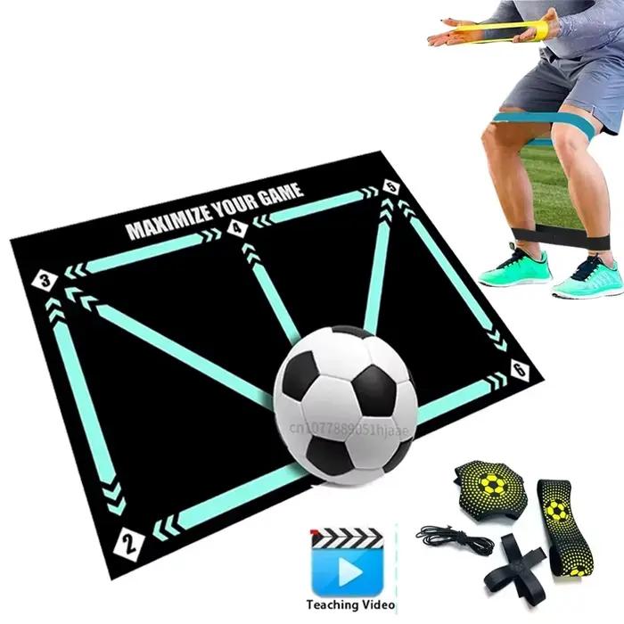 Tapis d'entraînement de Football 90cm, Durable, antidérapant, pliable, pour enfants et adultes, équipement d'entraînement de Football en salle et en plein air