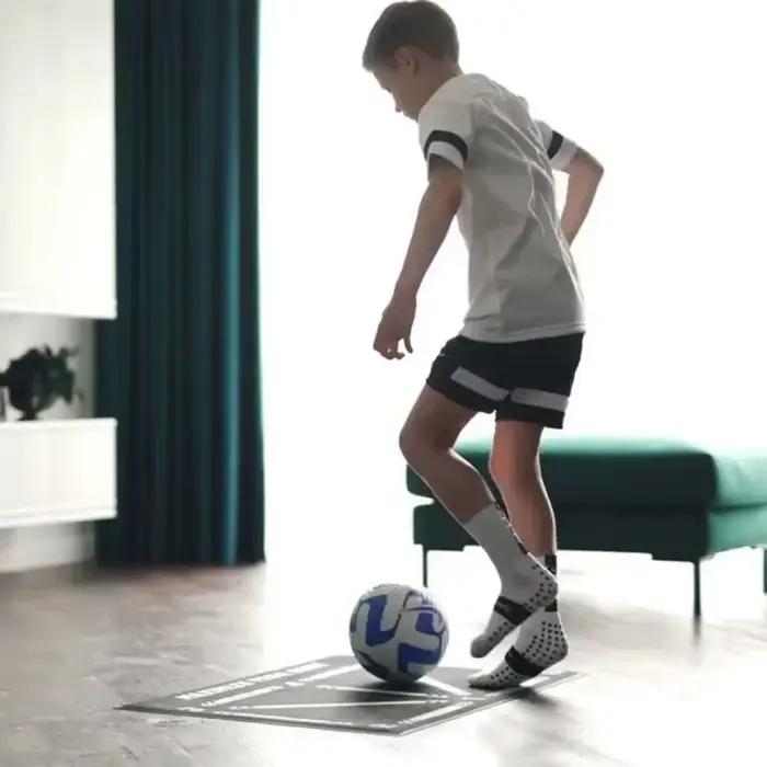 Tapis d'entraînement de Football 90cm, Durable, antidérapant, pliable, pour enfants et adultes, équipement d'entraînement de Football en salle et en plein air