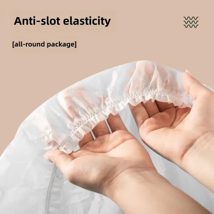 Drap-housse jetable non tissé avec élastiques pour lit simple, housses de matelas double, drap de lit jetable antidérapant pour hôtel